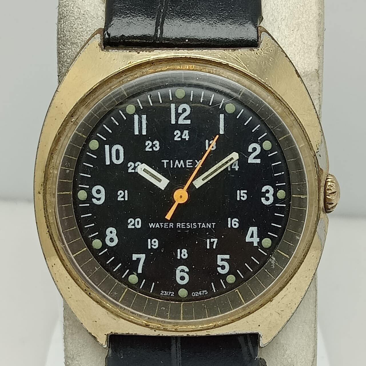 Timex Military Dial 24 Hours Manual Winding Vintage Men's Watch | eBay Timex Military Dial 24 Hours Manual Winding Vintage Men's Watch | eBay