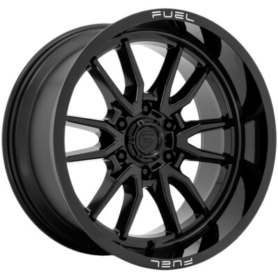 22x12 -44 Fuel 1PC D760 Clash 6x135 Gloss Black Wheels (Set of 4)