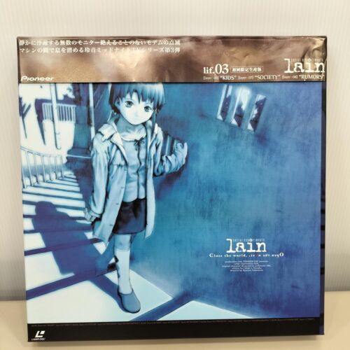 Serial Experiments Lain laserdisc 5LD BOX set All Obi Insert anime Laser disc | eBay Serial Experiments Lain laserdisc 5LD BOX set All Obi Insert anime Laser disc | eBay