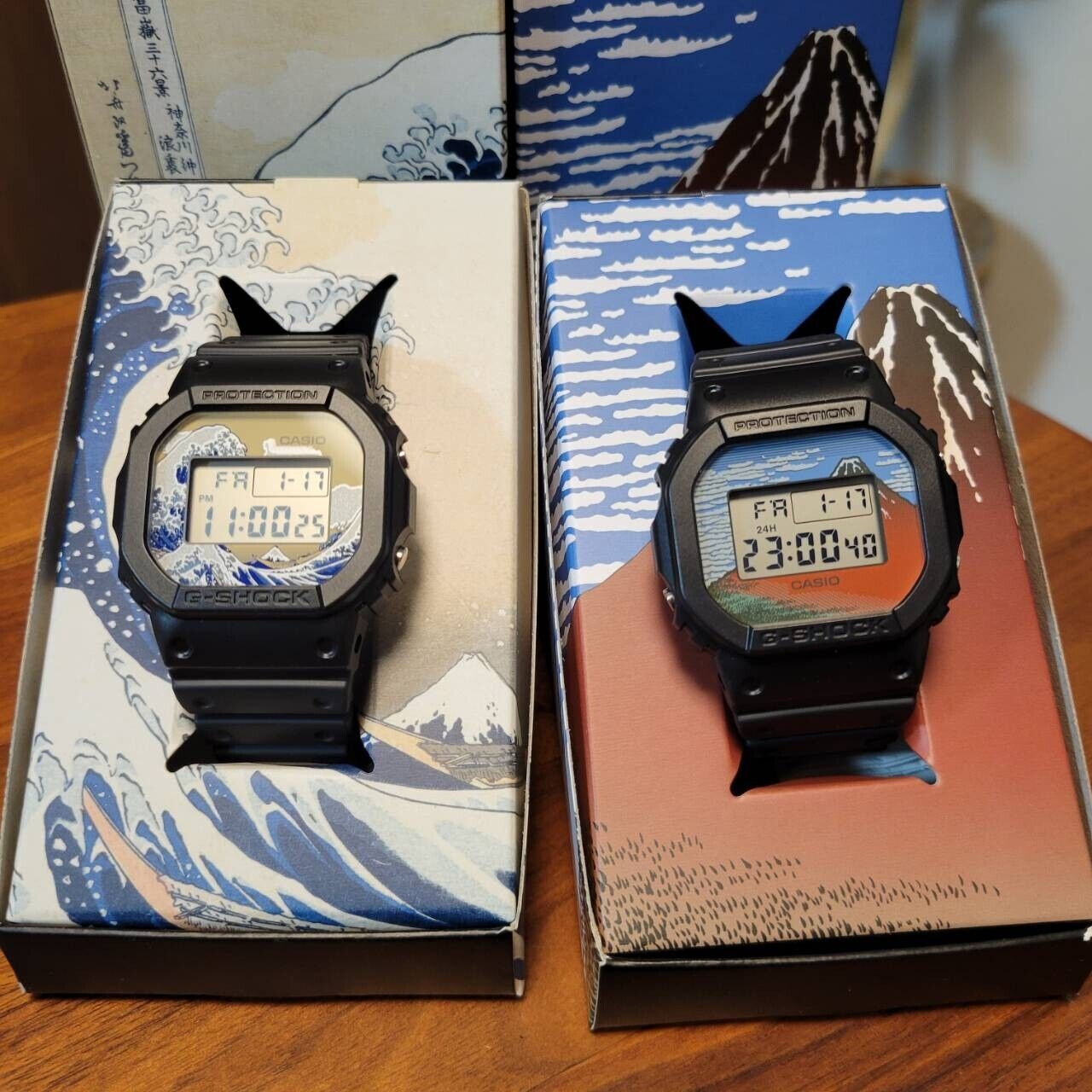 CASIO G-SHOCK DW-5600KHG24-1JR & DW-5600KHK24-1JR Hokusai CASIO G-SHOCK DW-5600KHG24-1JR & DW-5600KHK24-1JR Hokusai