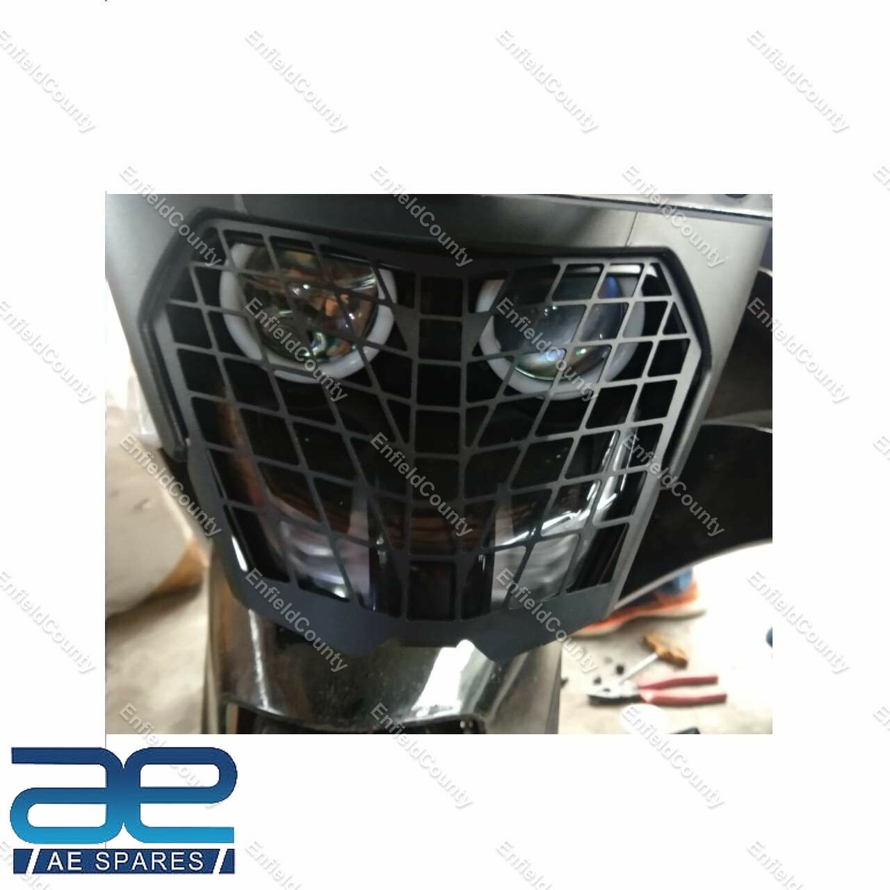 Headlight Headlamp Grill Mesh Metal Fits For KTM RC 125 200 250 390 Bikes  