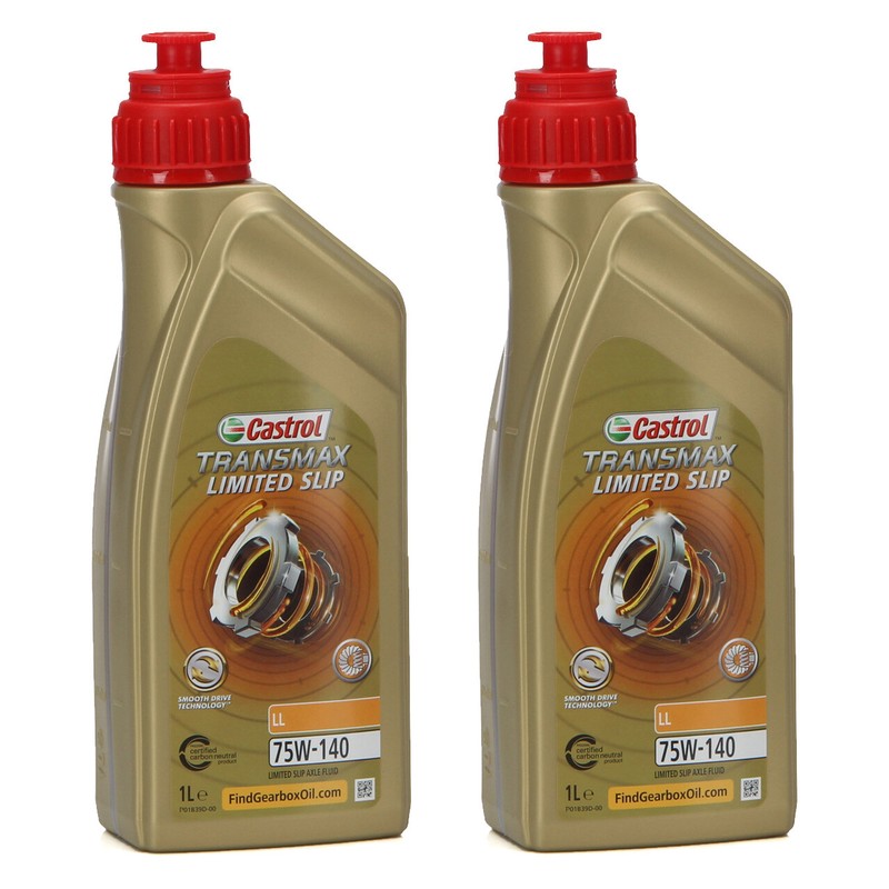 2l Castrol Transmax Limited Slip Ll 75w-140 AchsgetriebeÃ¶L Api Gl-5 Mb 235.61