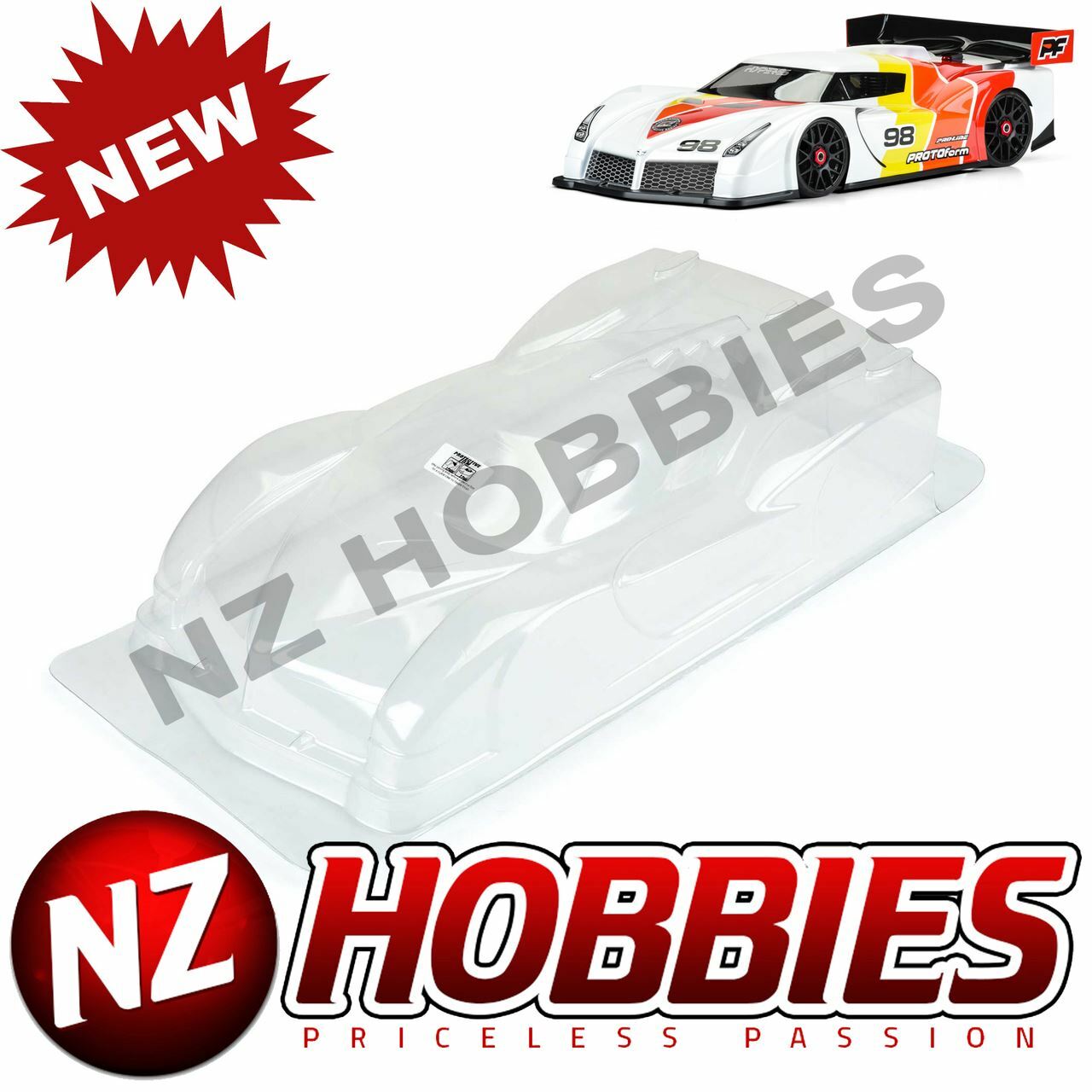 Proline Racing  Hyper-SS Light Weight Clear Body for 1:8 GT # PRM157230