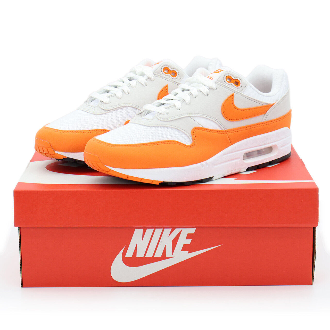 DZ2628-002 Nike Air Max 1 Safety Orange Neutral Grey White DZ2628-002 Nike Air Max 1 Safety Orange Neutral Grey White