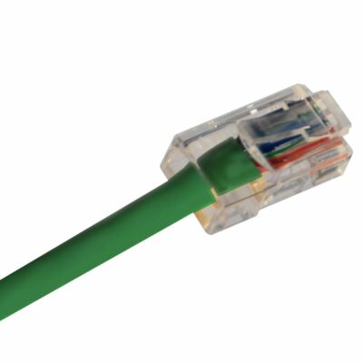 Cat5e Patch Cable - 10 Foot Green Crimped