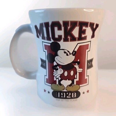 Mickey Mouse Coffee Cup Mug 1928 TOP OF THE CLASS Disney Store