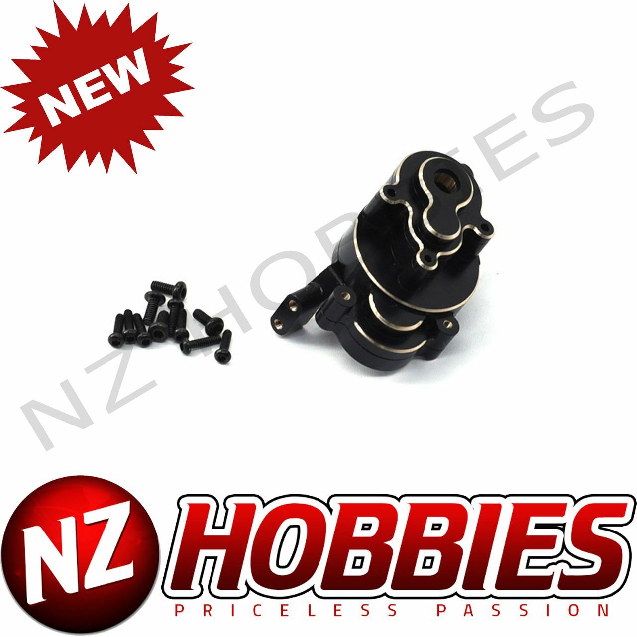 NZ Brass Motor Gear Box : Team AE Enduro24 Crawler Car 1pc # NZEDR24007