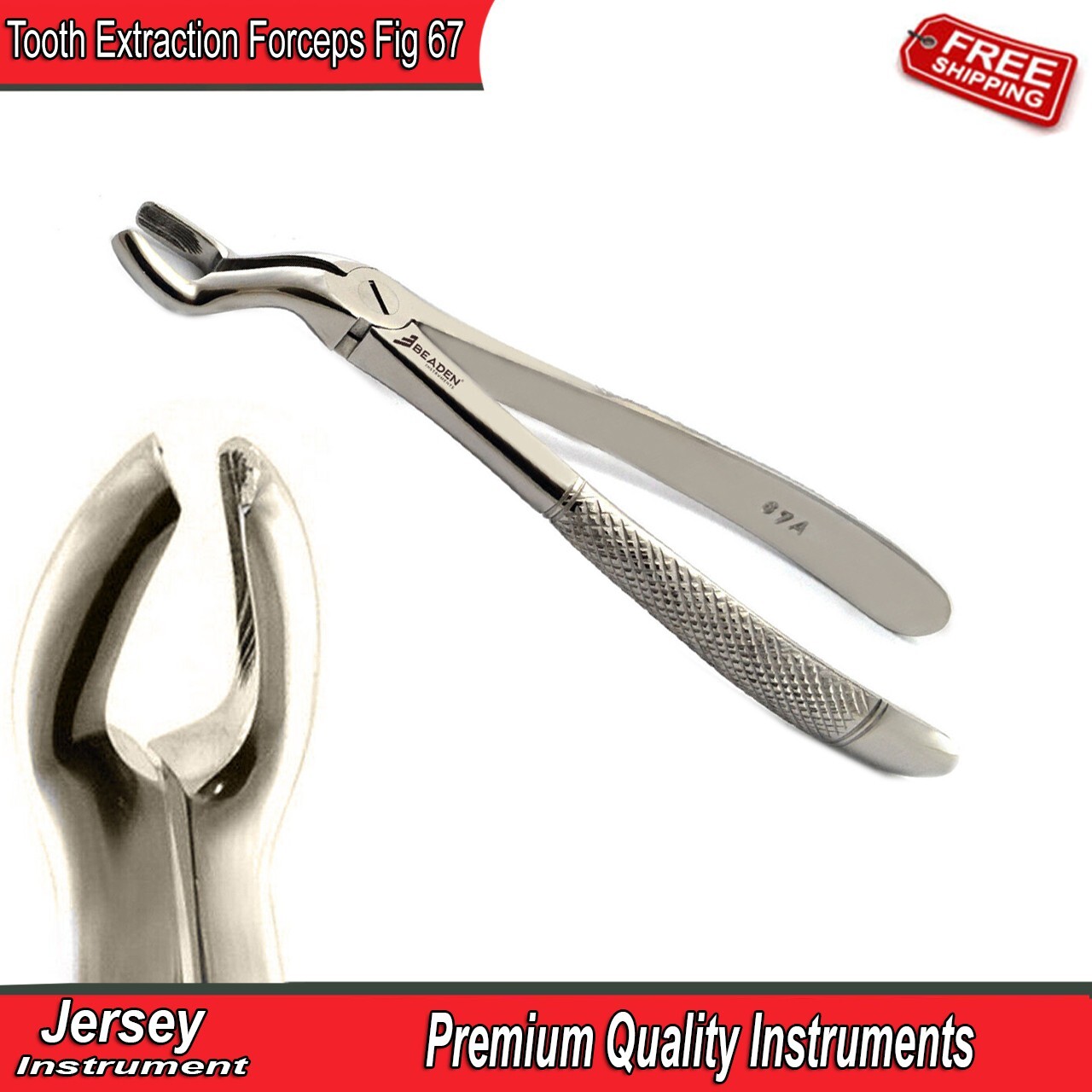 Dental Tooth Extraction Upper Wisdom Forceps Fig-67A Surgical 