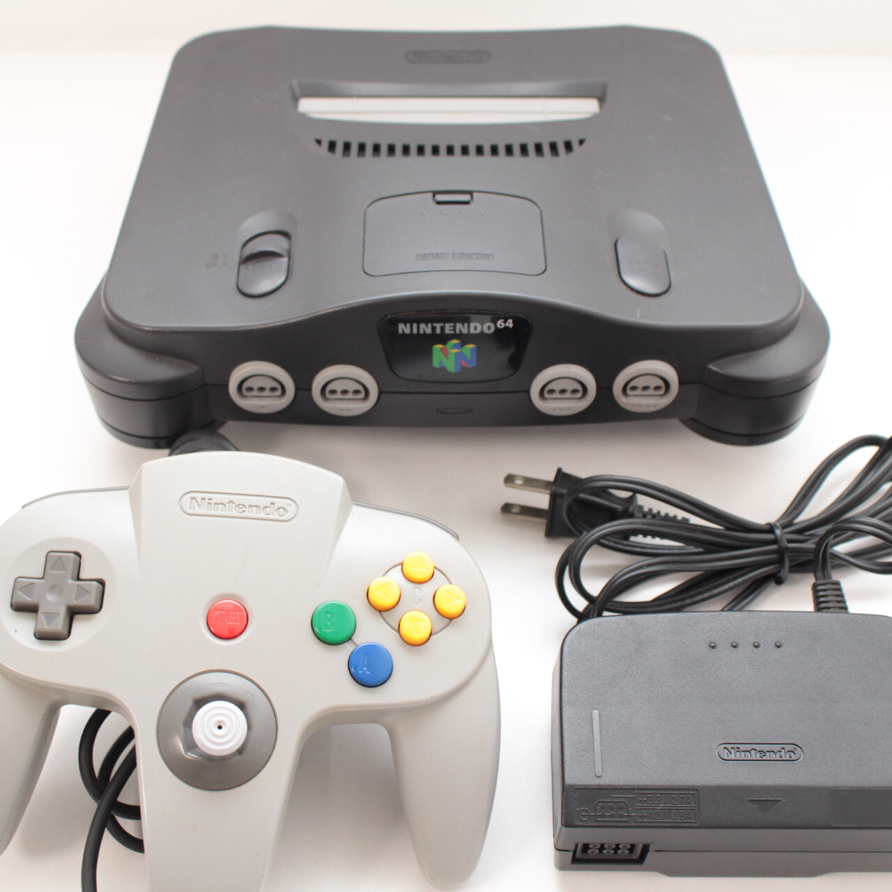 Nintendo 64 N64 Console Black Japan NUS-001 W/Controller