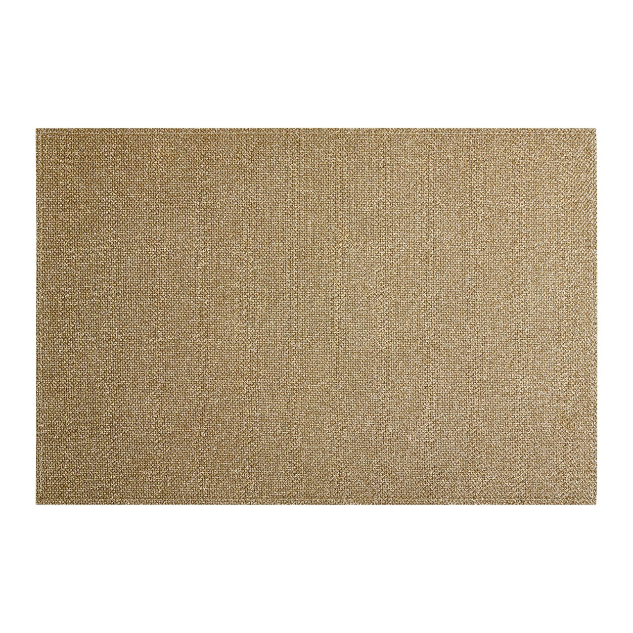 Set Of 4 Gold Finish Placemats Trendy Sparkling Gold Colour Square