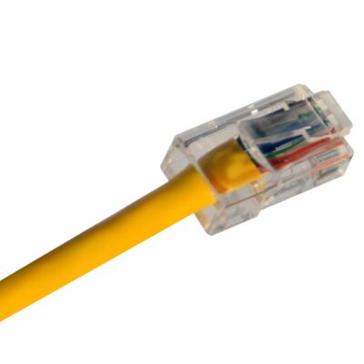 Cat5e Cable - 10 Foot Yellow Crimped