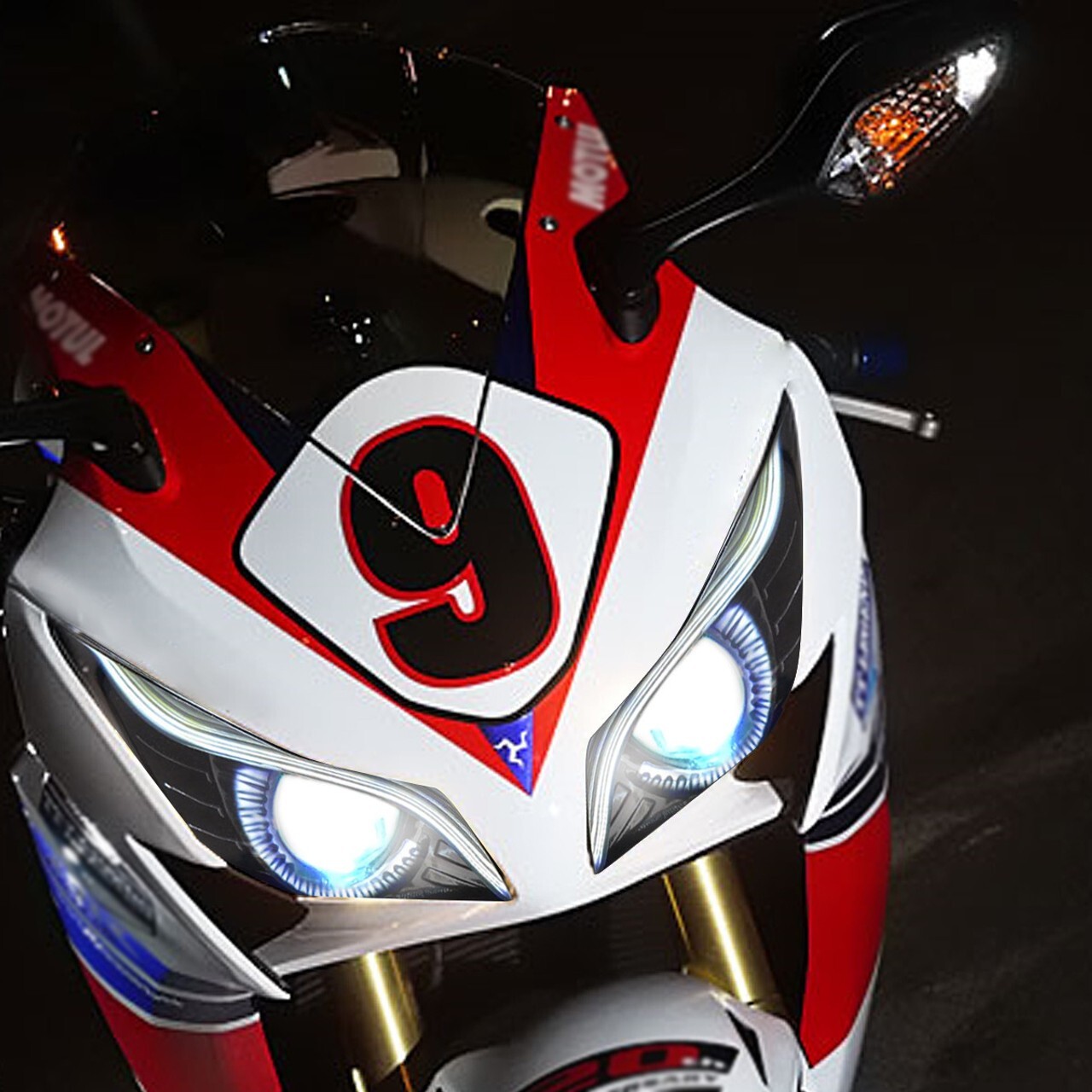 2012-2016 Honda CBR1000RR KT LED Headlight Assembly Optical