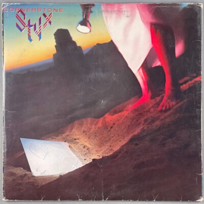 STYX Cornerstone 1979 LP Fold-Out Cover Vinyl Record Album : VG/VG SP-3711