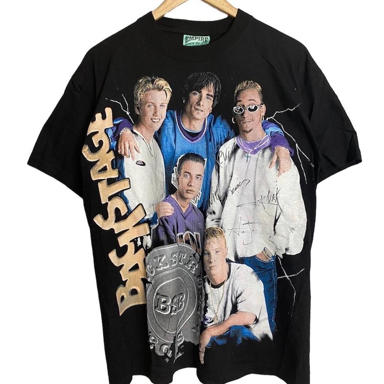 Rare Vintage Backstreet Boys 90s Empire Bootleg Band Tshirt Rare Vintage Backstreet Boys 90s Empire Bootleg Band Tshirt