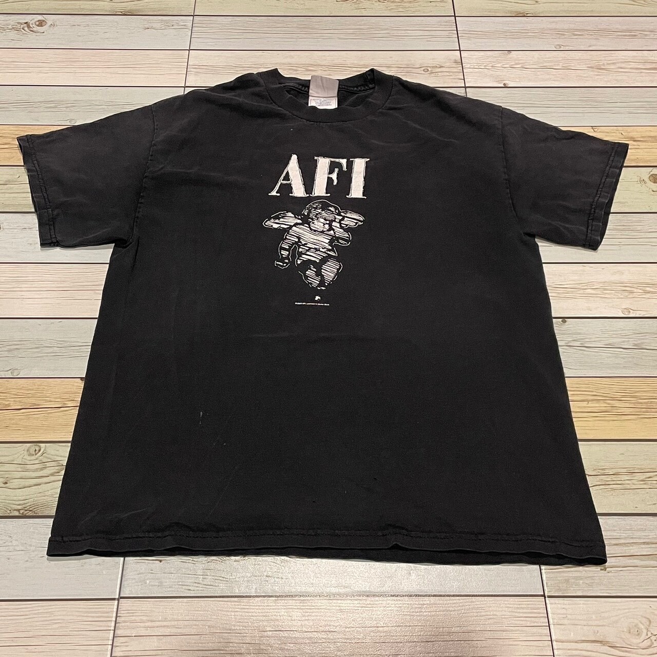 Rare Vintage 2003 AFI Hardcore Punk Band Tour T Shirt Blck