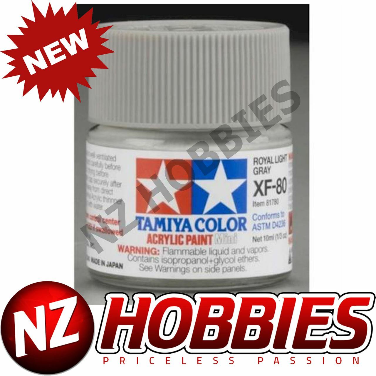 TAMIYA TAM81780 Acrylic Mini XF80 Navy Gray
