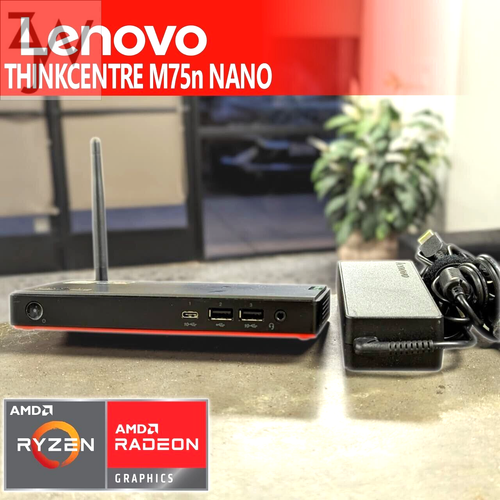 Lenovo M75n Nano MINI PC TV BOX Ryzen 3 PRO 3300U 8GB 128GB