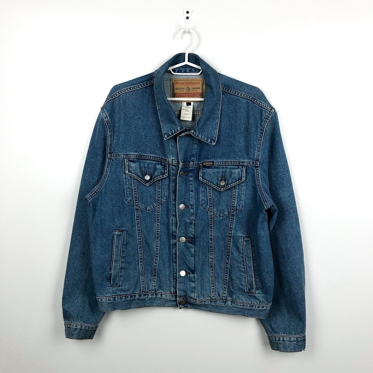 Vintage Diesel Industry denim division jacket mens L | eBay Vintage Diesel Industry denim division jacket mens L | eBay