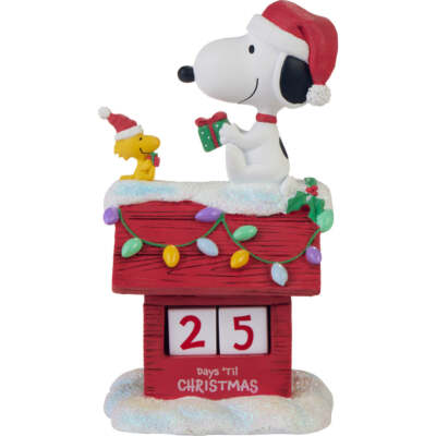 Precious Moments Peanuts Home Sweet Home For The Holidays Christmas Countdown Ca