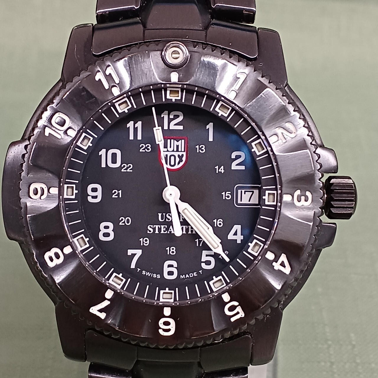 【LUMINOX】F-117 NIGHTHAWK 3400 SERIES Luminox F-117 Nighthawk PVD Tritium Tool Watch Series 3400