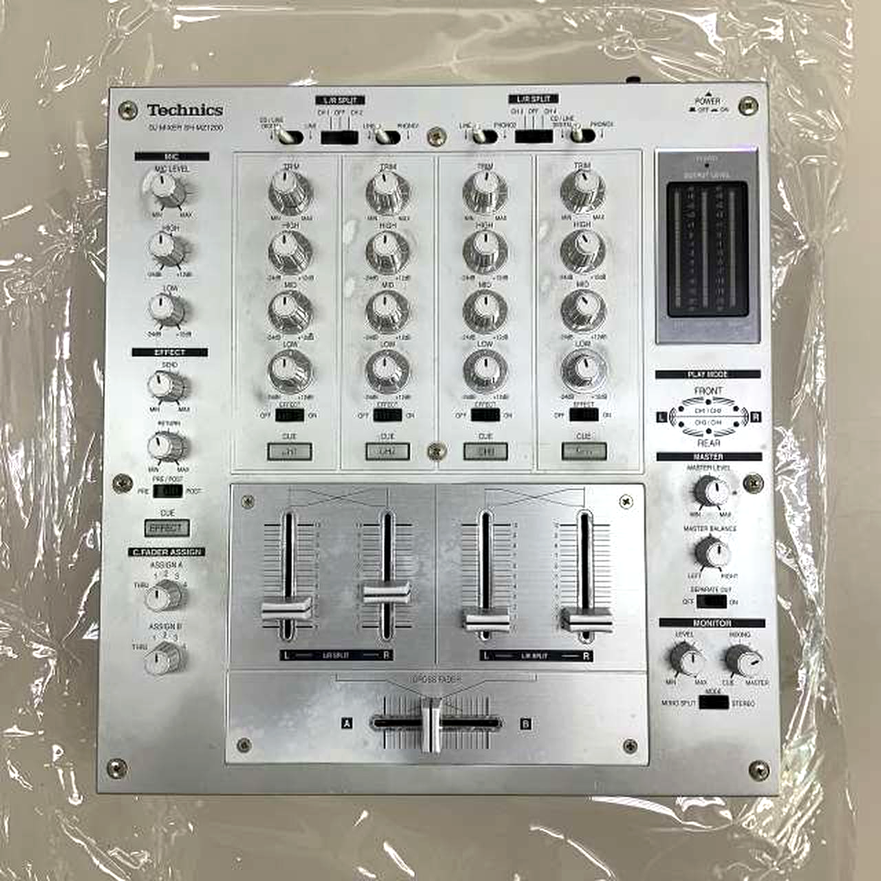 DJ機材 Technics DJ MIXER SH-MZ1200 Technics SH-MZ1200 4-channel DJ Mixer 3-band Equalizer Black