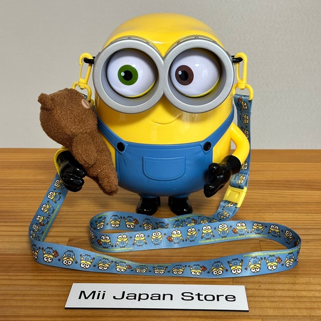 USJ Limited Minions Bob & Tim Talking Popcorn Bucket