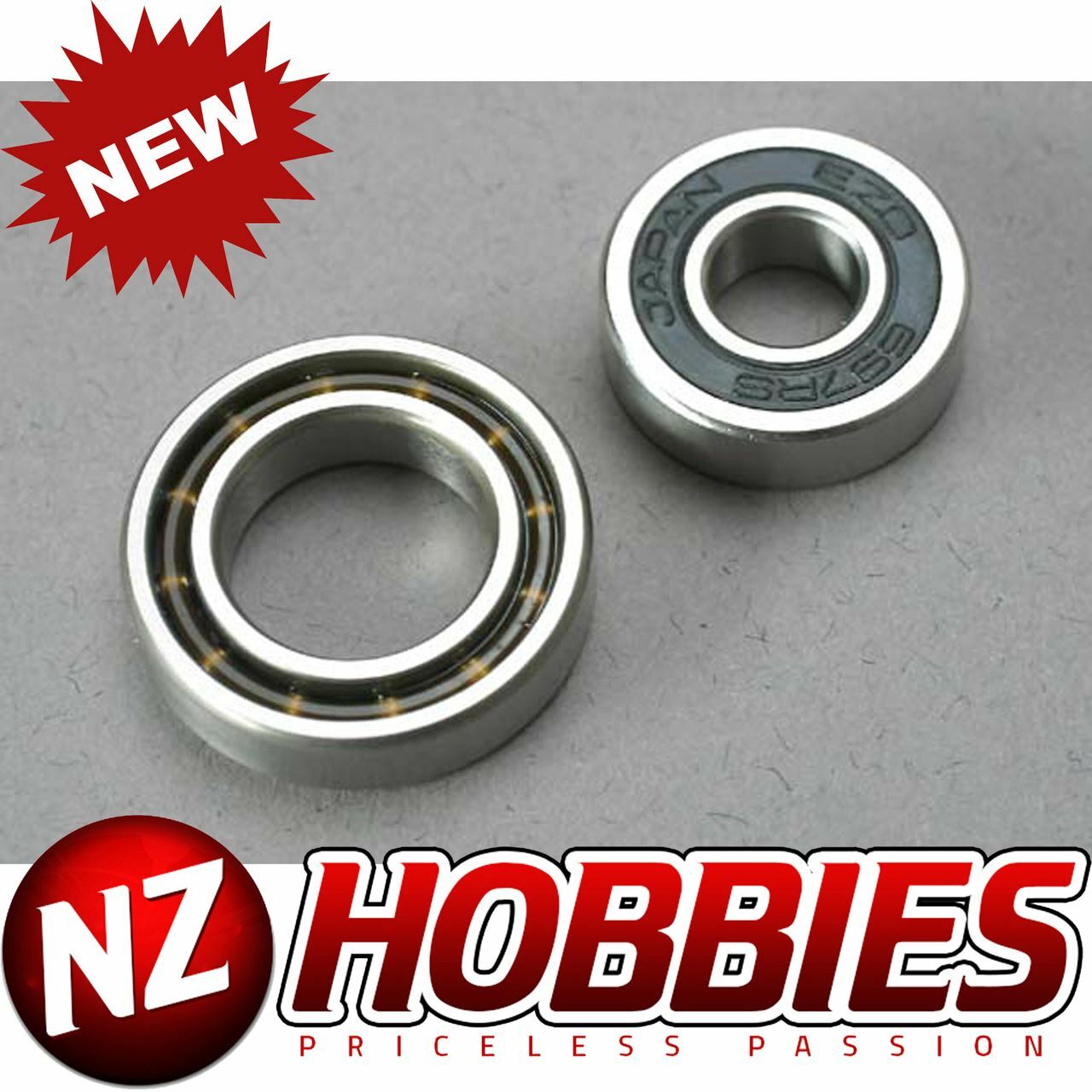 Traxxas 5223 Ball bearings, 7x17x5mm (1)/ 12x21x5mm (1)