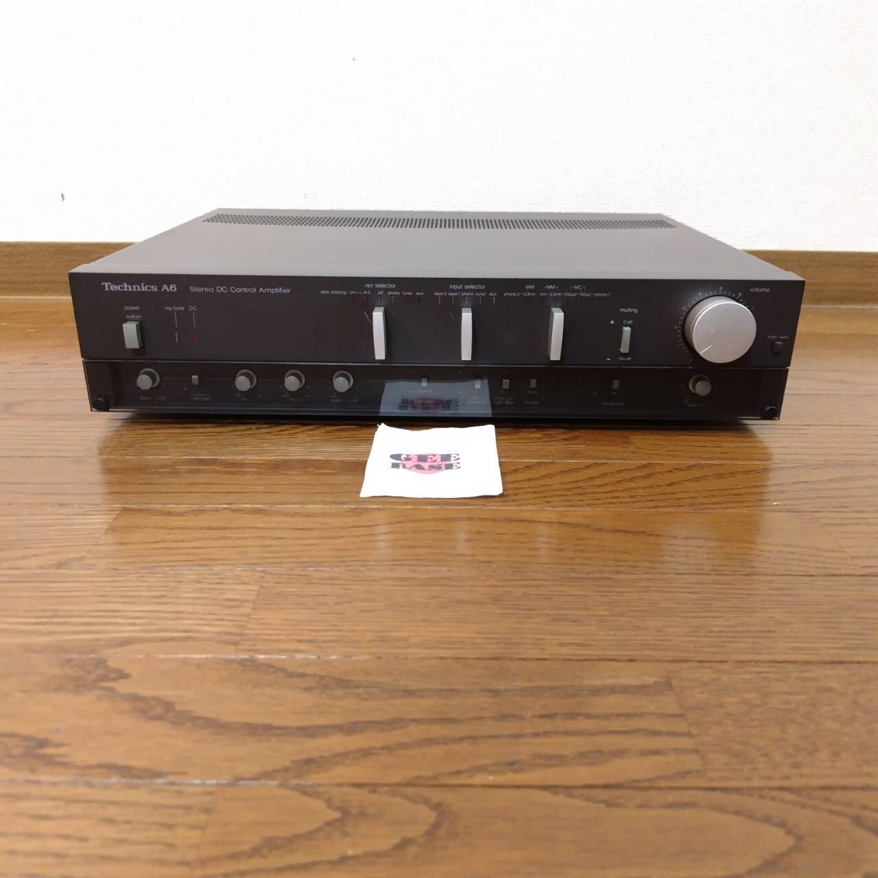 ジャンク Technics DCコントロールアンプ SU-A6 Technics SU-A6 コントロールアンプ