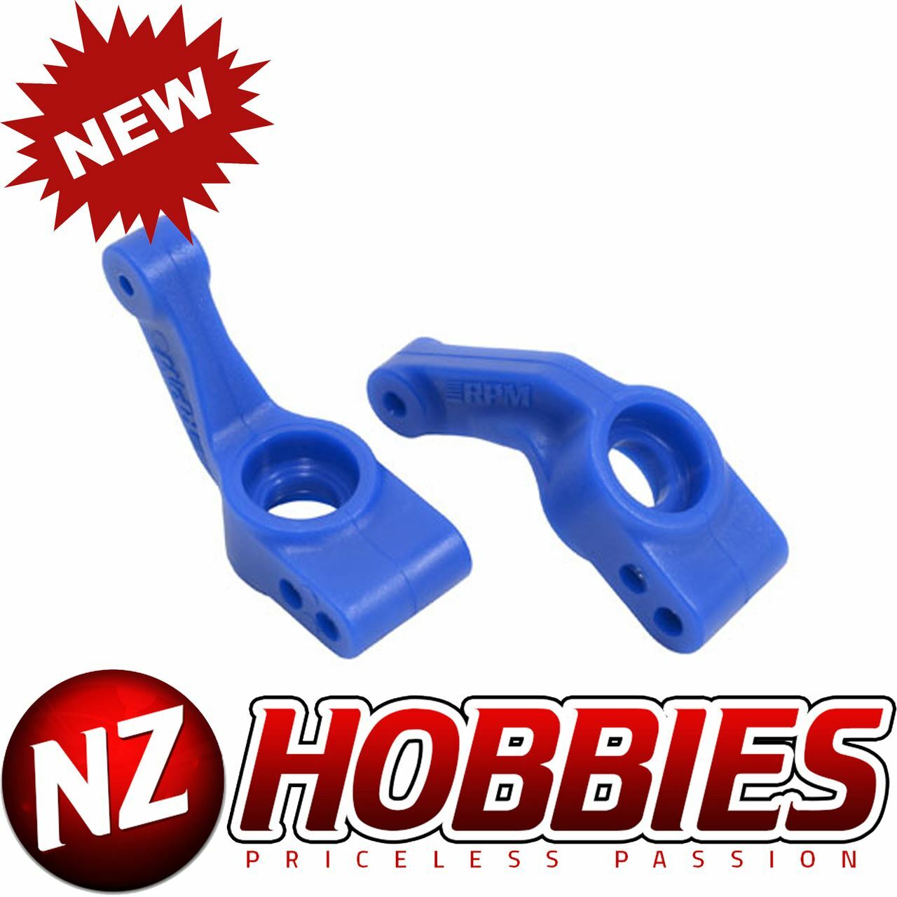 RPM 80385 Rear Bearing Carrier, Blue Slash 2WD