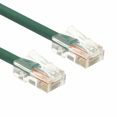 ANY LENGTH COLOR CAT5E ASSEMBLED RJ45 PATCH CABLE UTP 24AWG 4 PAIR COPPER WIRE 