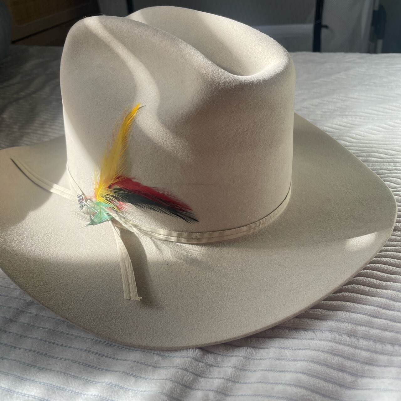 Vintage Stetson 4x Beaver Cowboy Hat Sz 6 7/8 Wisp Western