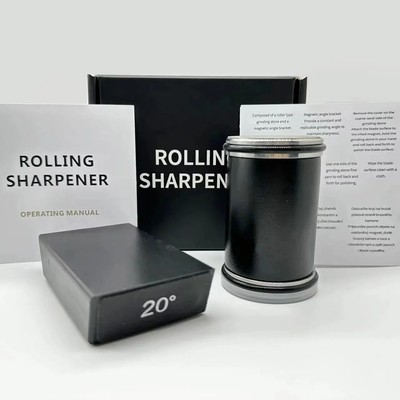Rolling Knife Sharpening System Sharpener Made Easy 15&20 Degree Sharpening