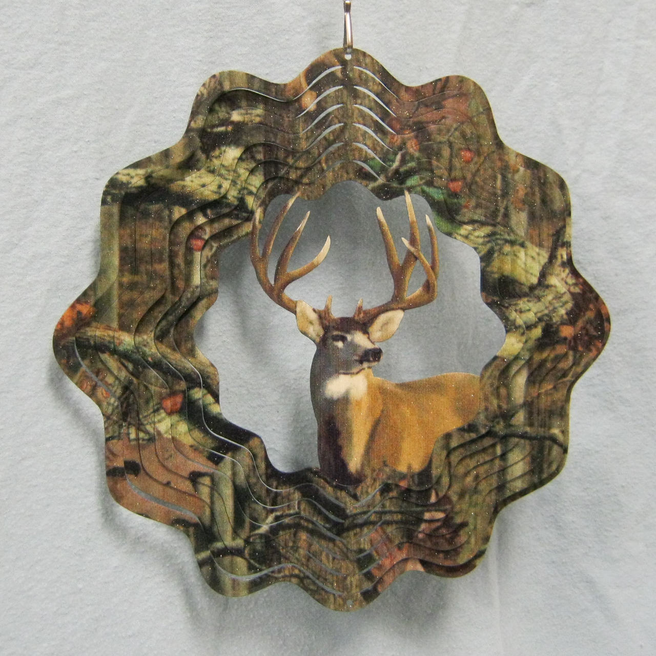 Windy Garden MOSSY OAK Buck Deer Wind Spinner, 10 Inches