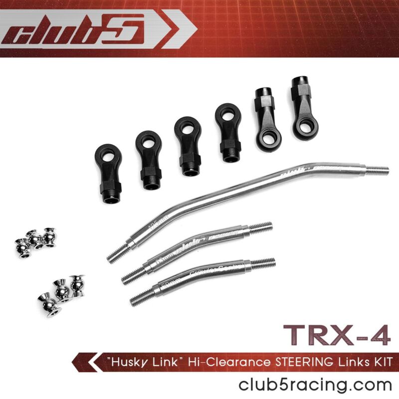 "husky Link" Hi-clearance Steering Link Kit For Trx-4 2021 Bronco / Defender 