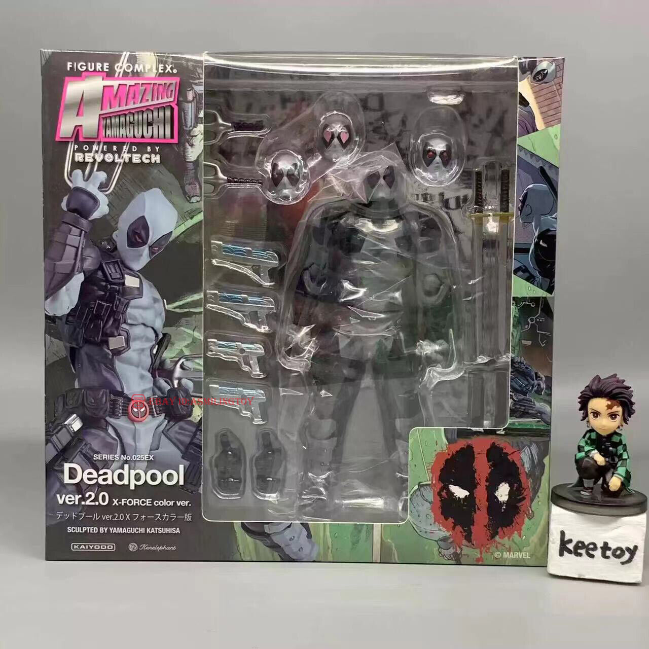 Kaiyodo AMAZING YAMAGUCHI Deadpool Ver.2.0 X-FORCE Color ver Kaiyodo AMAZING YAMAGUCHI Deadpool Ver.2.0 X-FORCE Color ver