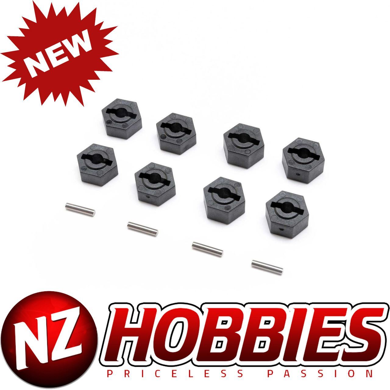 AXIAL 12mm Hex Hub Set (4): CAPRA 1/18 UTB18 # AXI212015