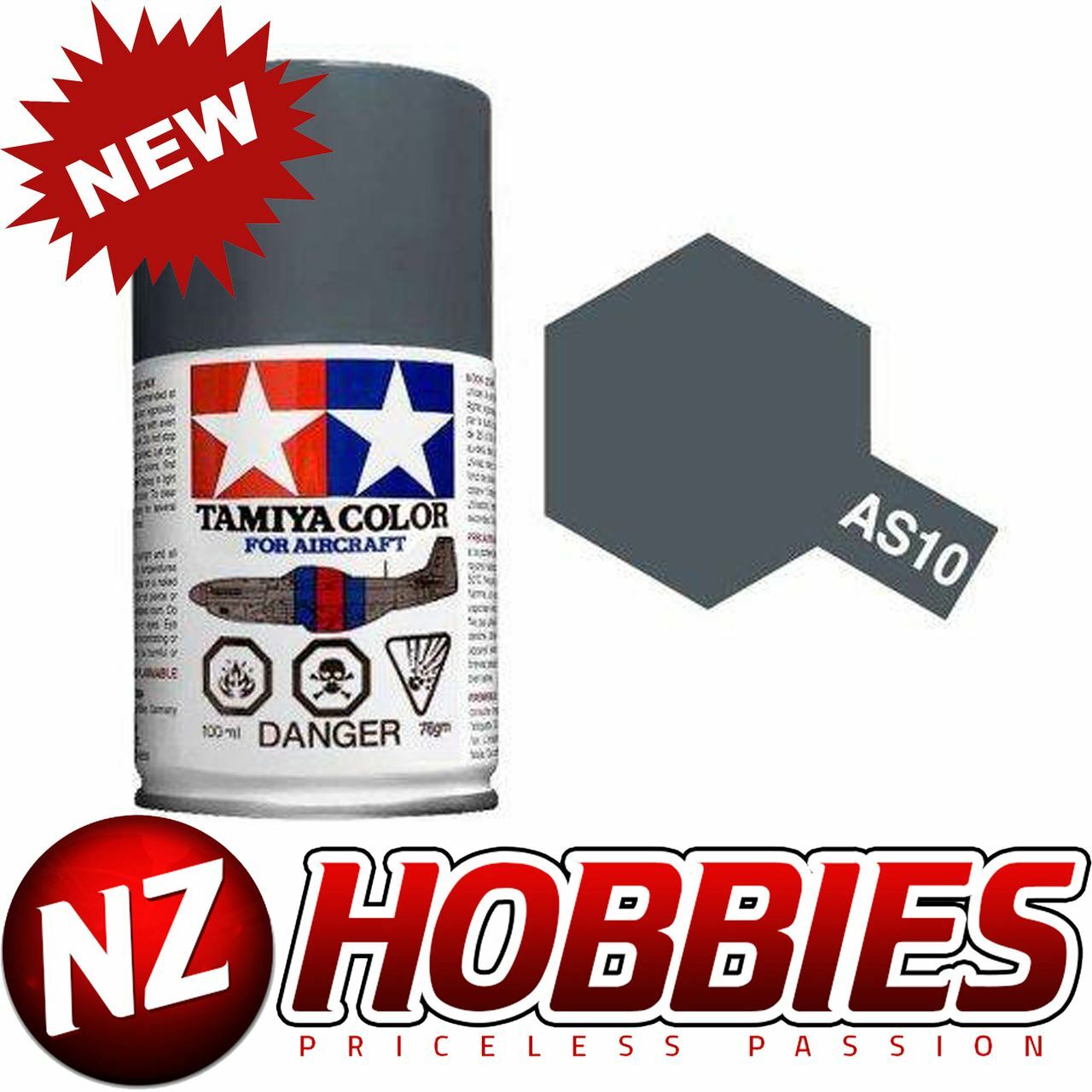 TAMIYA TAM86510 Aircraft Spray AS-10 Ocean Gray Acrylic