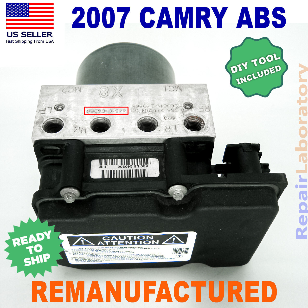 ✓ReBuilt✓ 44510-06060 07 2007 Toyota CAMRY ABS Anti-lock