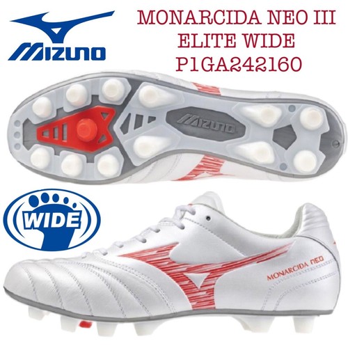 Mizuno　MONARCIDA NEO Ⅲ WIDE ELITE 26.0 MONARCIDA NEO III WIDE ELITE Mizuno Football Cleats