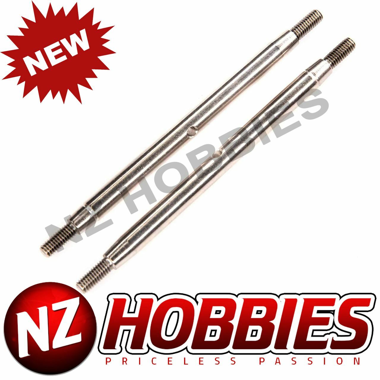 AXIAL AXI234013 Stainless Steel M6x 97mm Link (2pcs): SCX10III