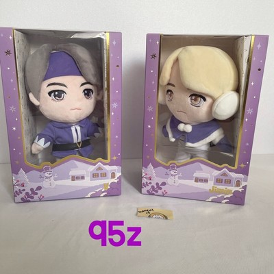 BTS TinyTAN purple holiday Plush doll Fortune Box stuffed toy JIMIN V JUNGKOOK