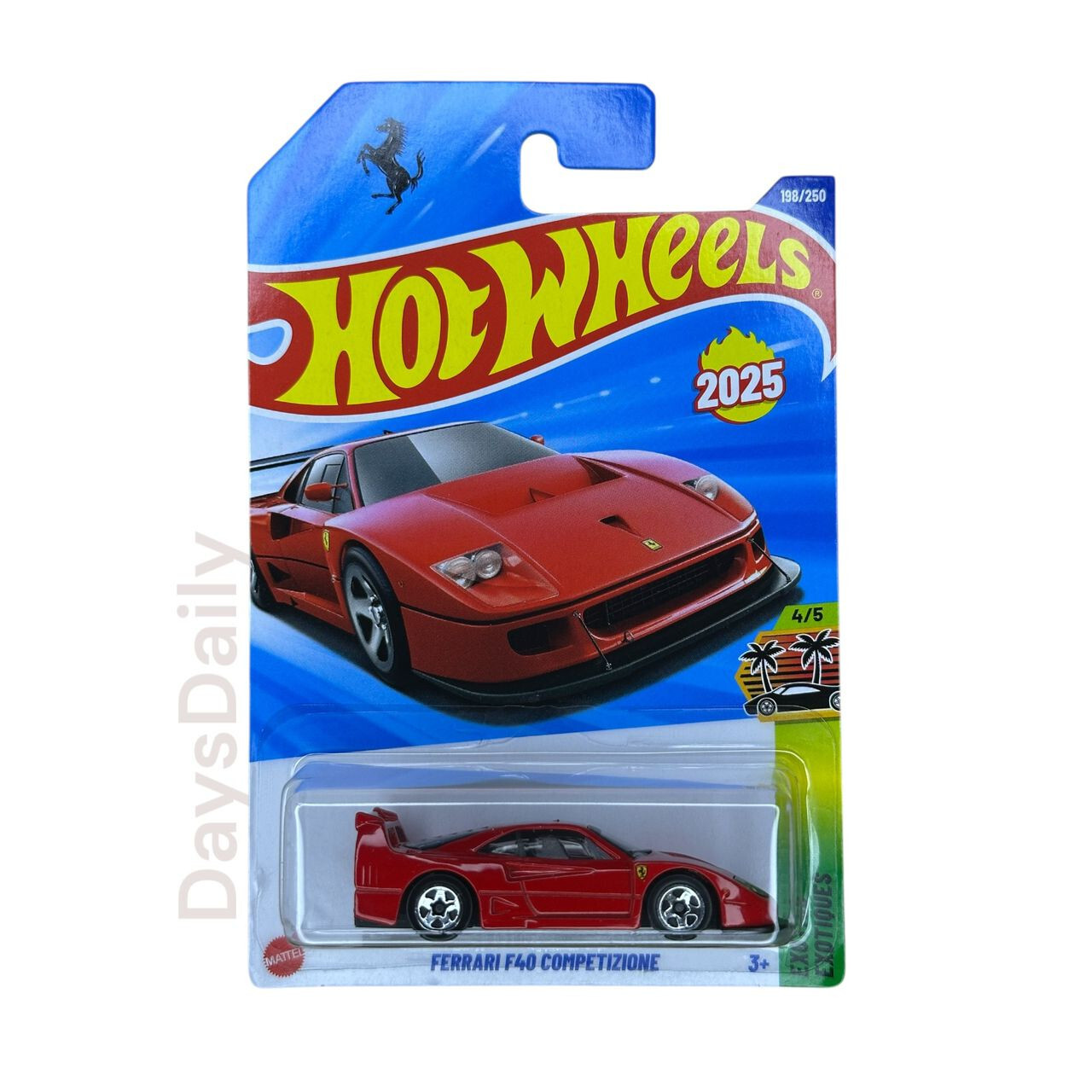 ミニカー Hotwheels 2025 Ferrari F40 competizione Hot Wheels Ferrari F40 Competizione Mainline Case K/L 2025