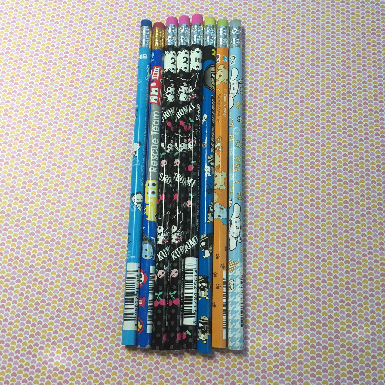 Sanrio Writing Utensils Pens Pencils Rare Kawaii Hello Kitty Cinnamoroll Pucca