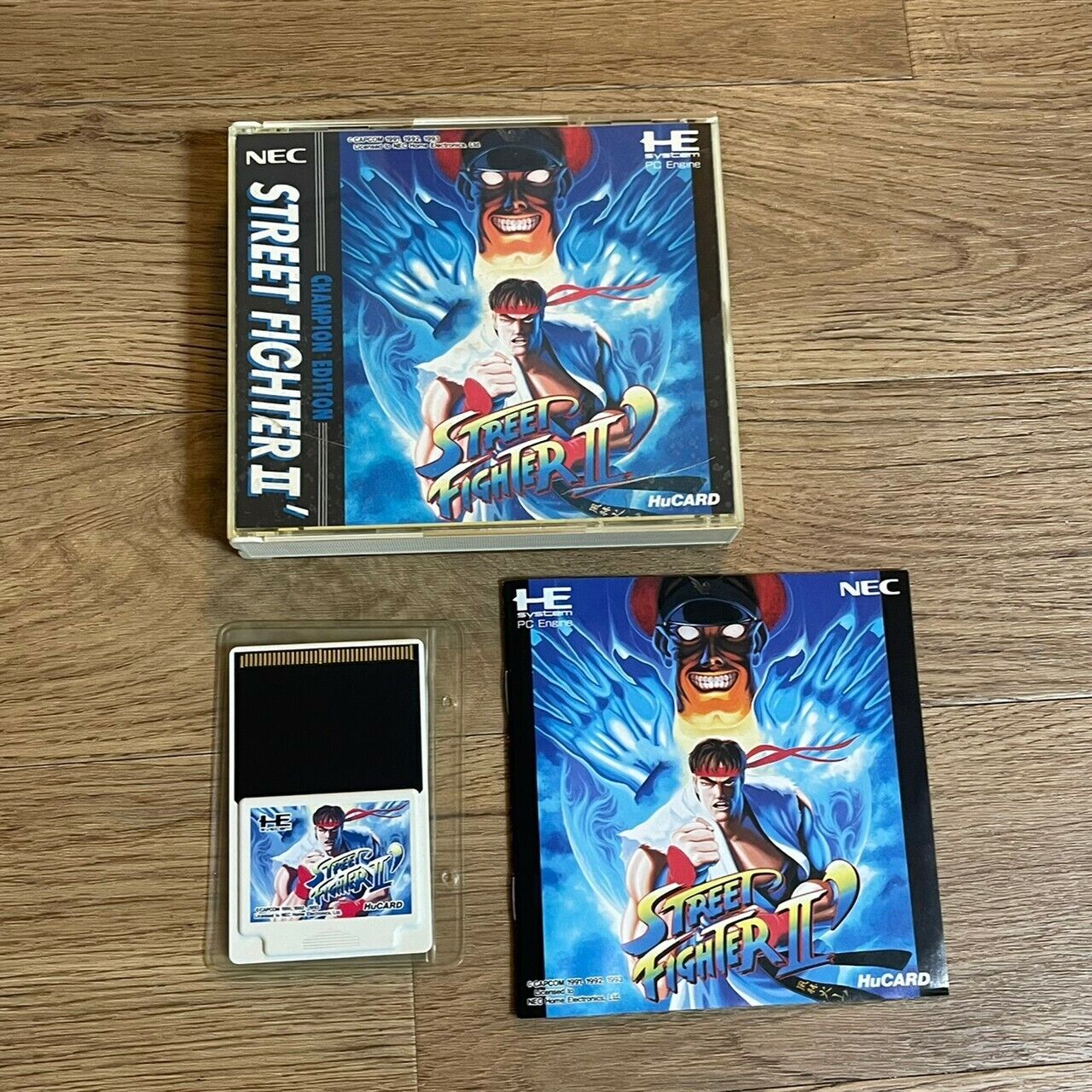 NEC PC Engine Street Fighter II 2 Dash champion edition PCE NEC PC Engine Street Fighter II 2 Dash champion edition PCE