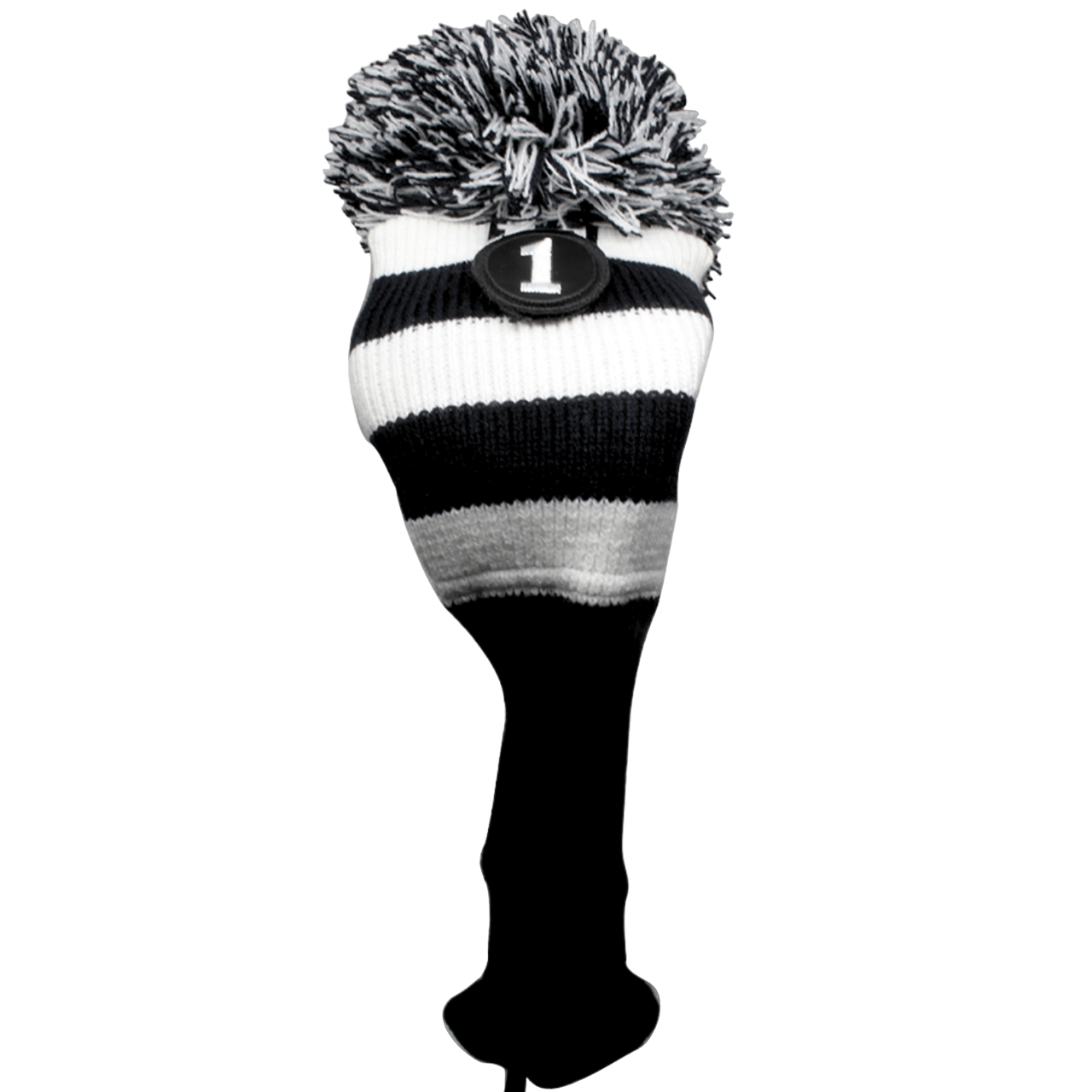 TaylorMade - pom TaylorMade KNIT POM Driver Headcover Generic Black Orange