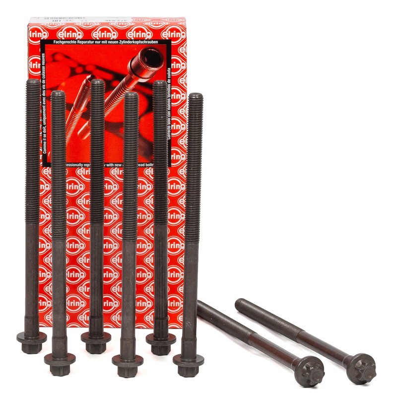 8x Elring Zylinderkopfschraube M12x1,75mm 205mm FÃ¼R Mercedes Om642 0039902522
