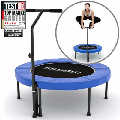 Fitness Trampolin Sport Jumper Minitrampolin Gummiseil Federung bis 120kg BLAU