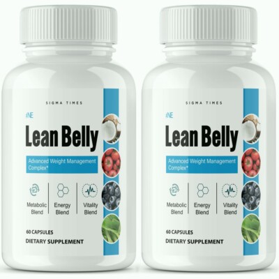 (2 Pack) ikaria Lean Belly Juice Weight Loss, Appetite Control Supplement pills