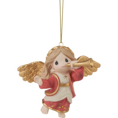PRECIOUS MOMENTS 2024 Annual ANGEL Ornament Bringing Good News Great Joy 241018