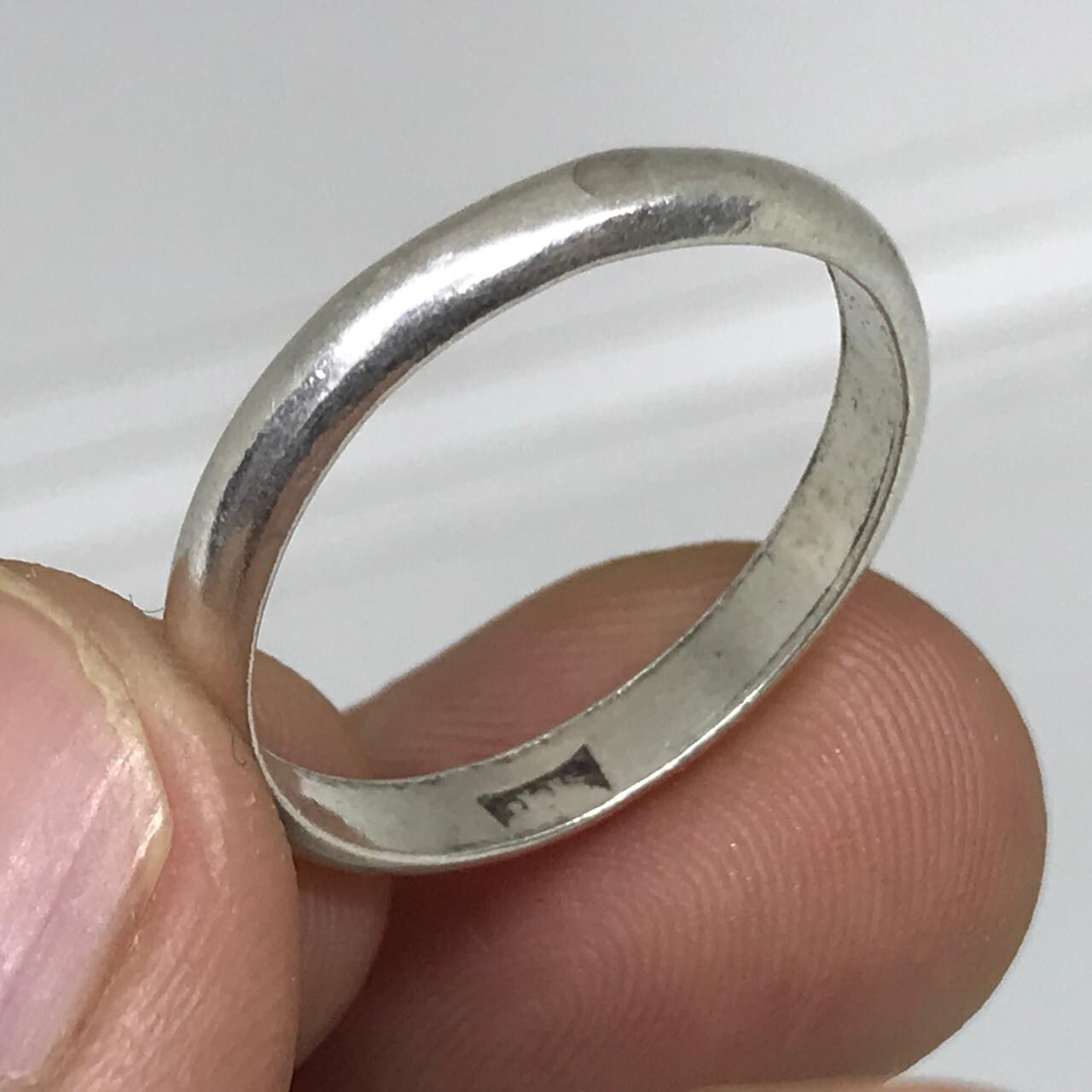 Old Engagement Vintage Jewelry Thick 3mm Sterling Silver 925